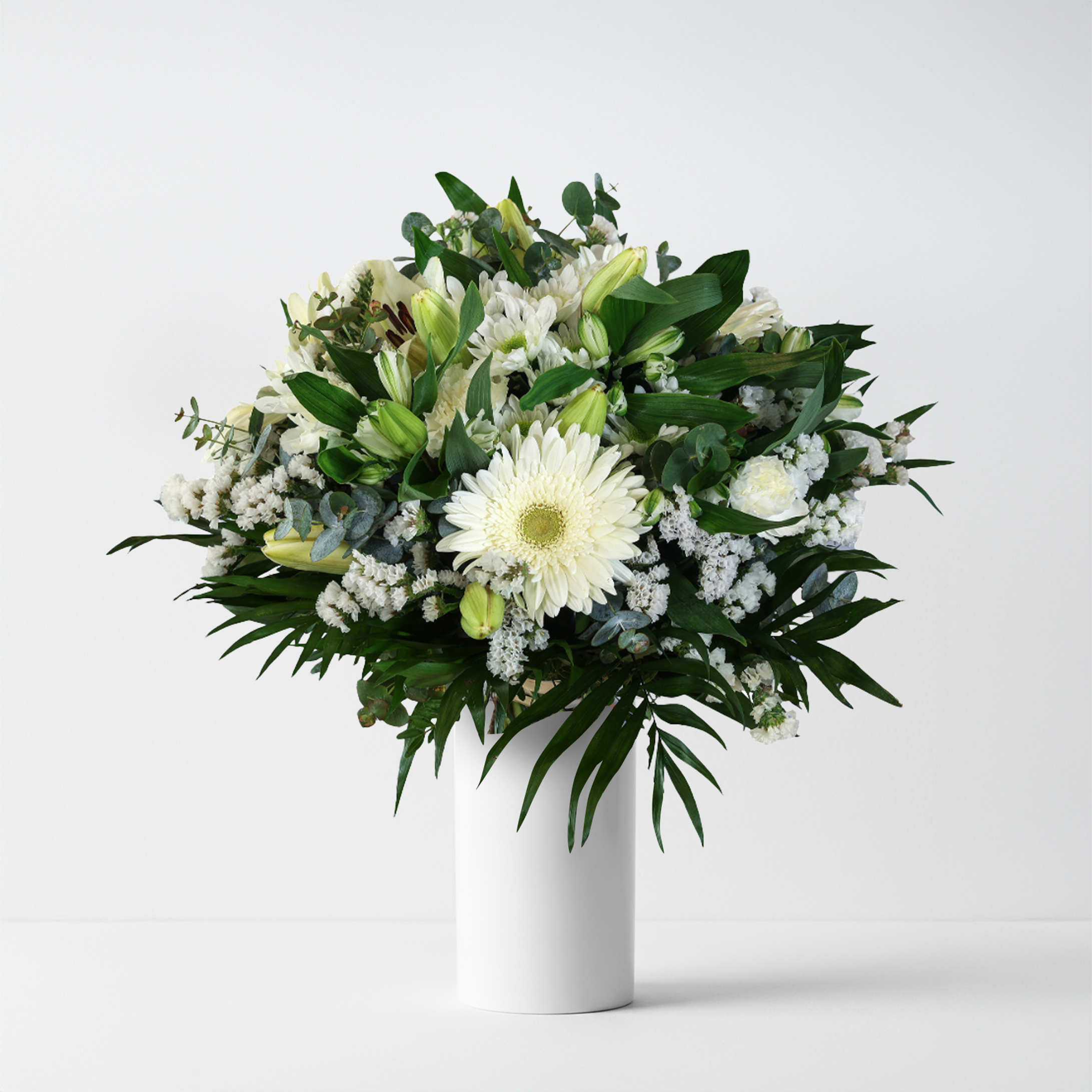 bouquet flores blancas