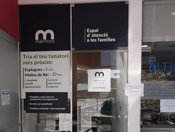 Oficina Atención Funeraria Mémora Sant Joan Despí - Hospital Moisès Broggi Oficina Atención Funeraria Mémora Sant Joan Despí - Hospital Moisès Broggi