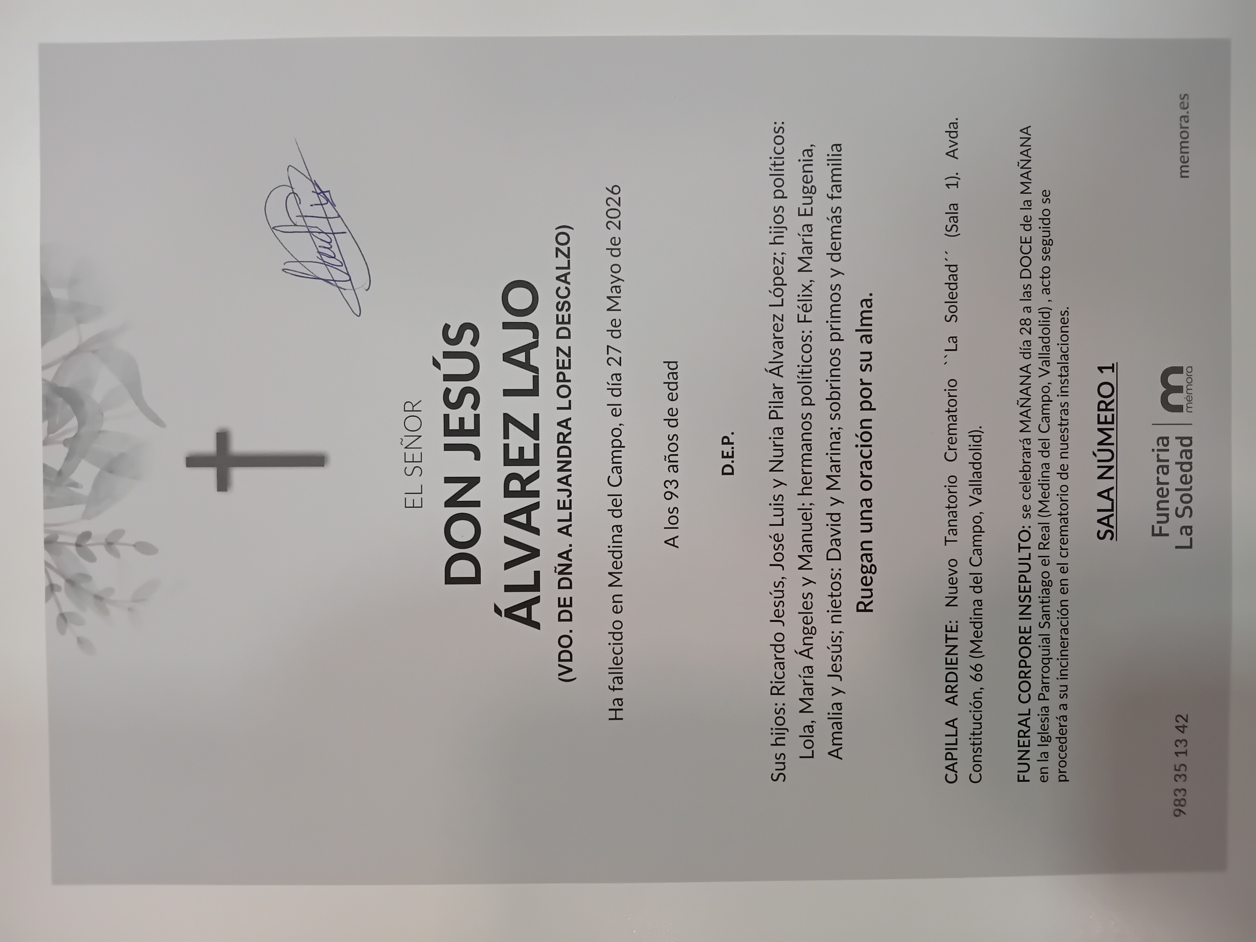 JESUS ALVAREZ LAJO | Valladolid