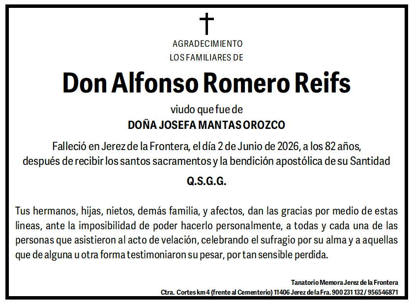 ALFONSO ROMERO REIFS | Cádiz