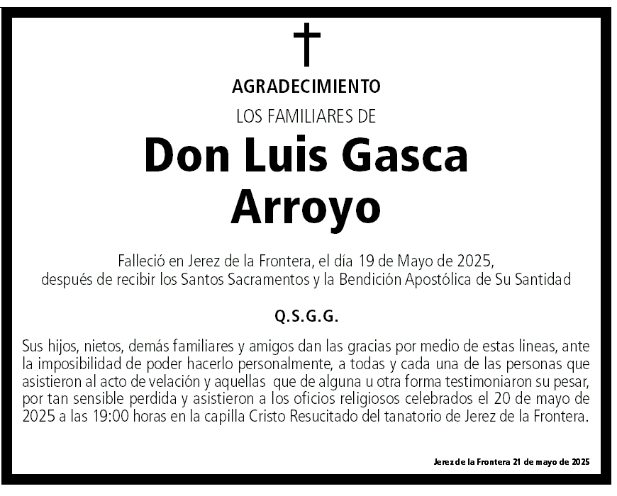 LUIS GASCA ARROYO | Cádiz
