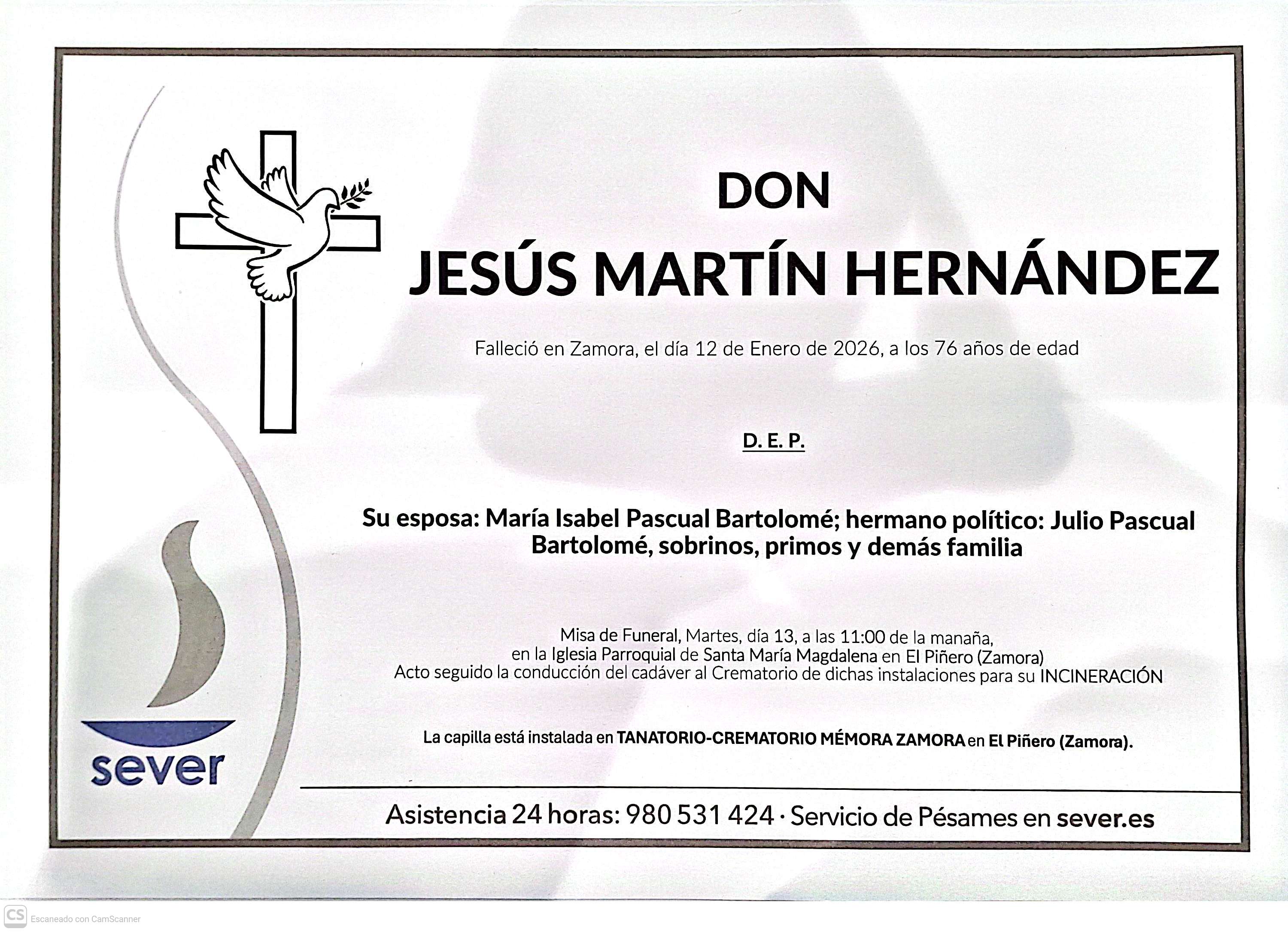 JESÚS MARTÍN HERNÁNDEZ | Zamora