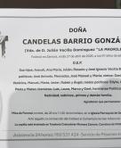 CANDELAS BARRIO GONZALEZ