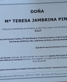 MARIA TERESA JAMBRINA PINO
