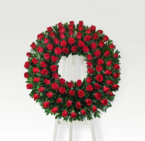 Corona de Rosas Rojas