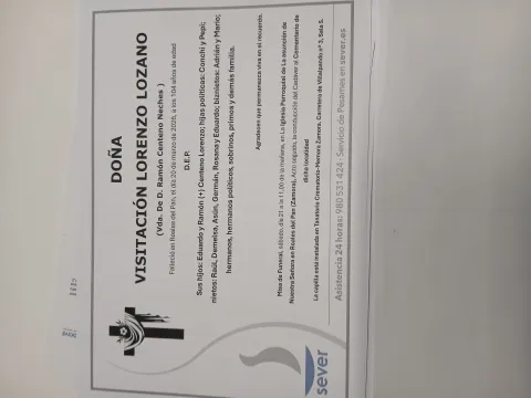 VISITACION LORENZO LOZANO