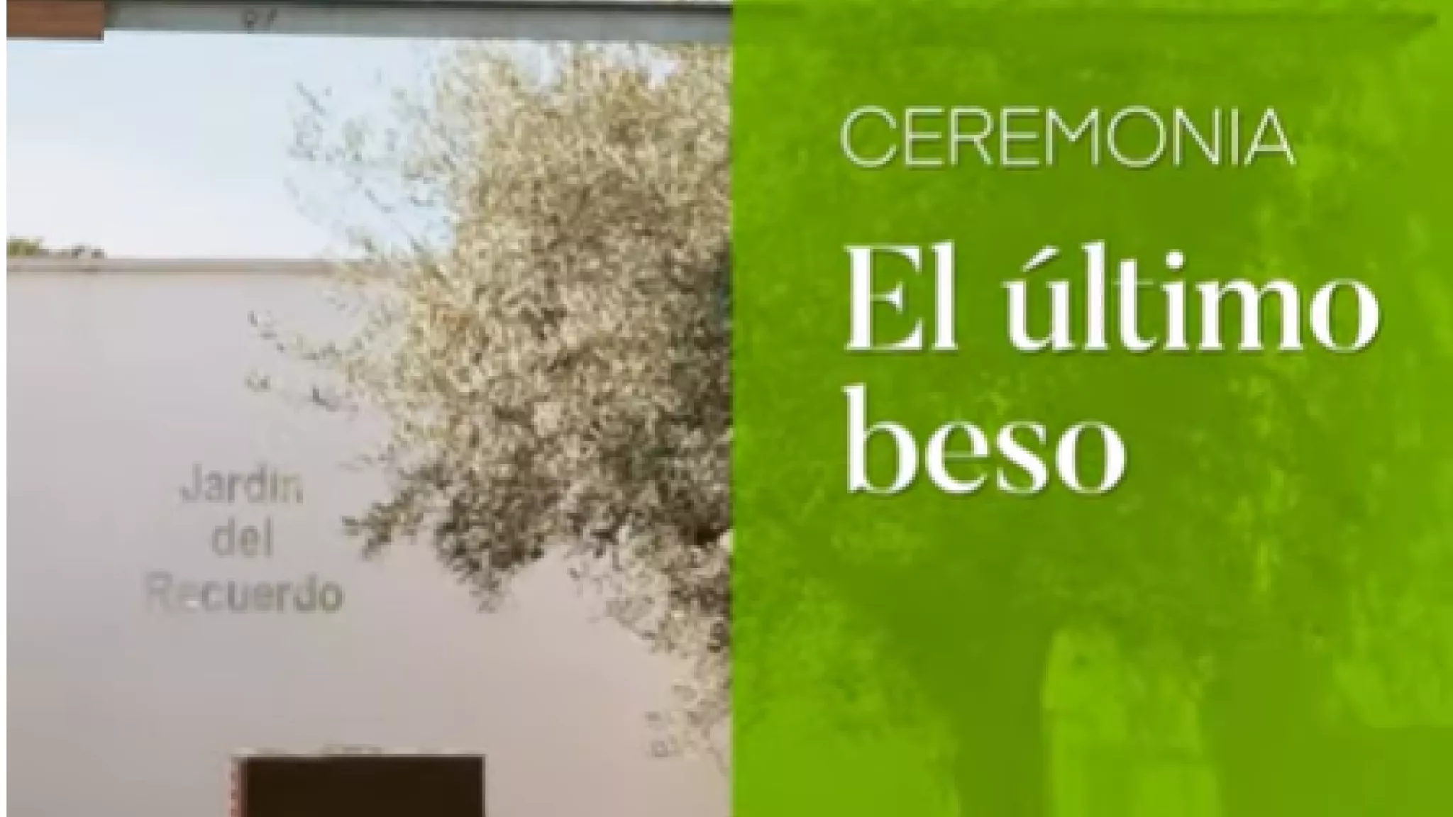 ceremonia último beso